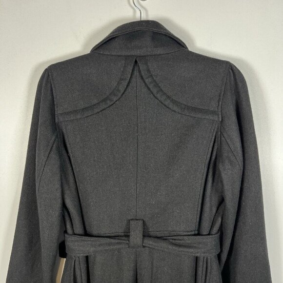 XHILIRATION Black Wool Blend Pea Coat Women’s Size Large Outerwear Winter NWT - Picture 10 of 12